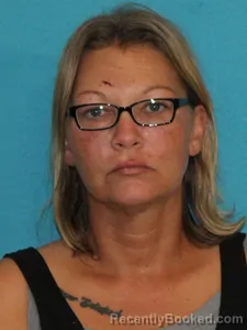 Mugshot of Audrey Vanpelt booked in Cape Girardeau County, Missouri on August 13, 2026