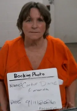 Mugshot of Diane Amanda Carter booked in Carter County, Missouri on September 11, 2026