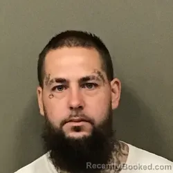 Mugshot of Wesley Alan Cox booked in Wilkes County, North Carolina on August 17, 2026