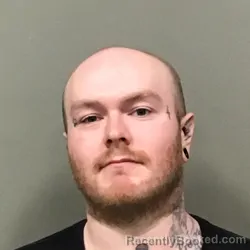 Mugshot of Nathan Ezra- Alexander Downing booked in Wilkes County, North Carolina on October 24, 2026