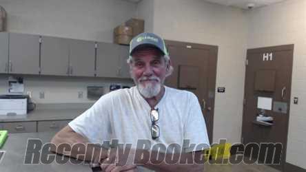 Booking photo from Cedar County, Missouri