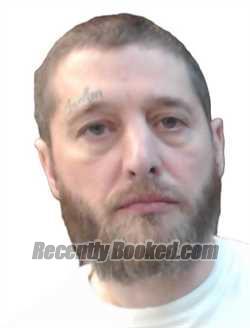 Booking photo from Cedar County, Missouri