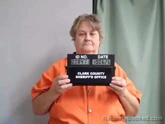 Mugshot of Barbara Louise Pruett booked in Clark County, Missouri on October 6, 2026
