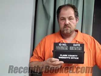 Booking photo from Clark County, Missouri