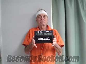 Booking photo from Clark County, Missouri