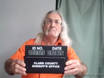 Mugshot of Verle Dean Gutting booked in Clark County, Missouri on September 8, 2026