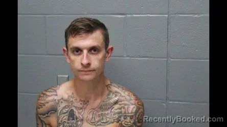 Mugshot of Jeremy Robert Gerhardt booked in Cooper County, Missouri on August 9, 2026