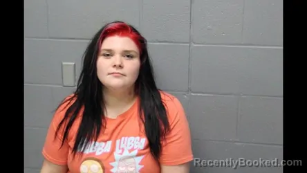 Mugshot of Mckayla June Davis booked in Cooper County, Missouri on August 14, 2026