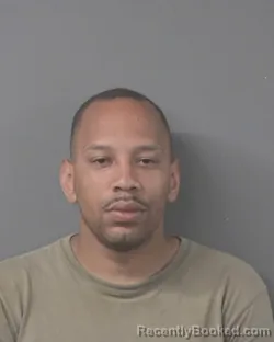 Mugshot of Justin Shabazz Richardson booked in Wilson County, North Carolina on September 16, 2026