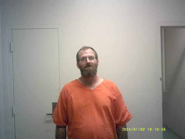 Booking photo from De Kalb County, Missouri