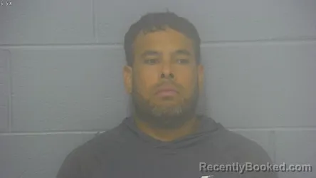 Mugshot of Angel Alvarez Vasquez booked in Greene County, Missouri on July 28, 2026