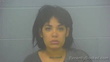 Mugshot of ALIHA DANIT BORGES BESARES booked in Greene County, Missouri on March 21, 2026