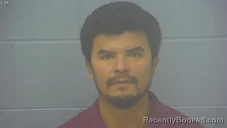 Mugshot of ANGEL FABRICIO BARAHONA-DIAZ booked in Greene County, Missouri on May 6, 2026