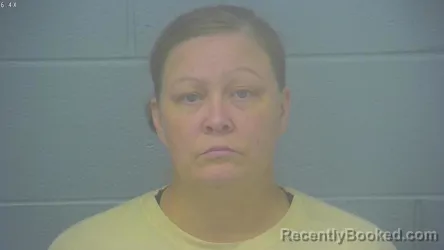 Mugshot of Amanda Michelle Bentley booked in Greene County, Missouri on August 14, 2026
