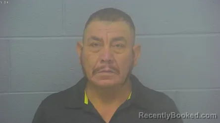 Mugshot of Alfredo Benito Santiago booked in Greene County, Missouri on July 28, 2026