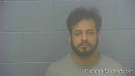 Mugshot of Andres Sebastian Erazo-Hidalgo booked in Greene County, Missouri on October 8, 2026