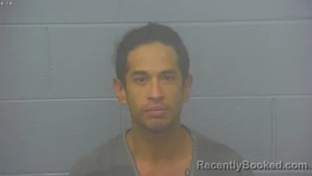 Mugshot of Angel Gabriel Garay Pajaro booked in Greene County, Missouri on October 10, 2026