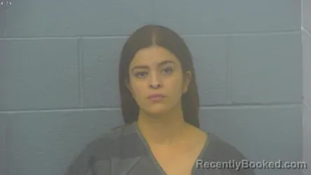 Mugshot of Angela Maritza Garcia Valencia booked in Greene County, Missouri on October 22, 2026