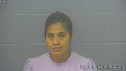 Mugshot of Andrea Lopez-Pu booked in Greene County, Missouri on August 5, 2026