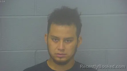 Mugshot of Andrick Eviel Marquez-Contreras booked in Greene County, Missouri on September 18, 2026