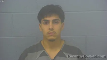 Mugshot of AXELL YOEL MEJIA-BUSTAMANTE booked in Greene County, Missouri on May 14, 2026