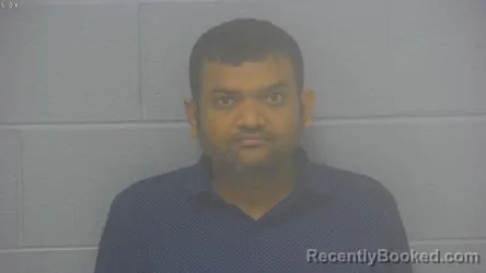 Mugshot of AJAYKUMAR MANAHARBHAI PATEL booked in Greene County, Missouri on May 22, 2026