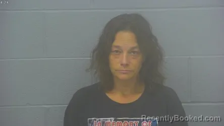 Mugshot of April Leigh Pederson booked in Greene County, Missouri on July 31, 2026