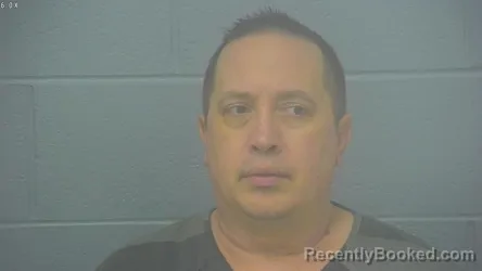 Mugshot of Anthony George Ruggiero booked in Greene County, Missouri on August 6, 2026