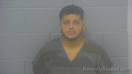 Mugshot of Aldo Sanchez-Estrada booked in Greene County, Missouri on October 6, 2026