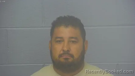 Mugshot of ANGEL EDUARDO SERRANO GONZALEZ booked in Greene County, Missouri on June 26, 2026