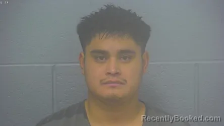 Mugshot of Bayron Guillermo Calel-Gualim booked in Greene County, Missouri on September 22, 2026