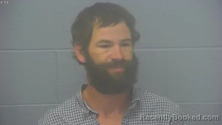 Mugshot of Brett Michael Hogue booked in Greene County, Missouri on October 16, 2026