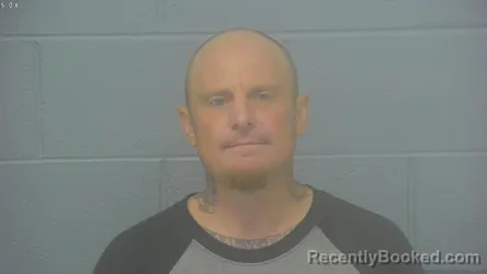 Mugshot of Christopher Ray Barrett booked in Greene County, Missouri on August 21, 2026