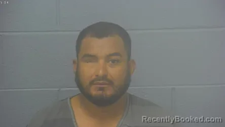 Mugshot of Carlos Francisco Calderon-De Leon booked in Greene County, Missouri on August 14, 2026