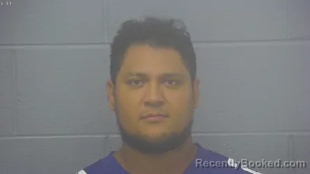 Mugshot of Cristian Arie Castro Granados booked in Greene County, Missouri on October 4, 2026