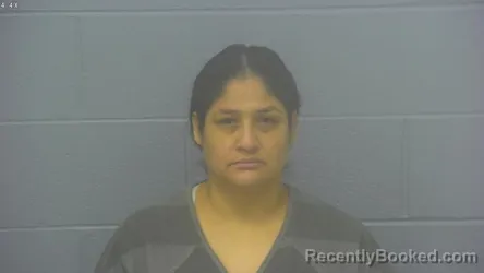 Mugshot of Carla Jesus Correa-Quispe booked in Greene County, Missouri on August 4, 2026