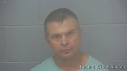 Mugshot of Chad Gordon Clanton booked in Greene County, Missouri on October 8, 2026