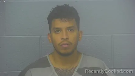 Mugshot of Cristian Jose Escobar-Rodriguez booked in Greene County, Missouri on August 1, 2026