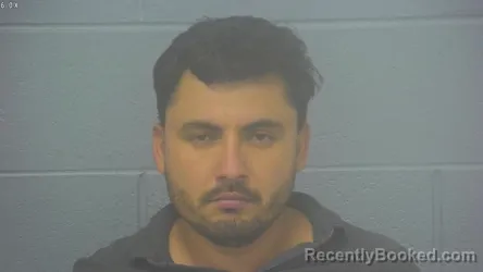 Mugshot of CESAR REGINALDO FUENTES-HERNANDEZ booked in Greene County, Missouri on April 24, 2026