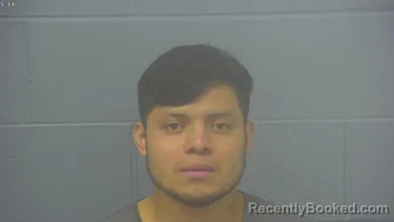 Mugshot of Carlos Hernandez-Garcia booked in Greene County, Missouri on August 9, 2026