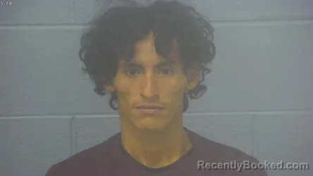 Mugshot of Carlos Esau Munguia Aguilar booked in Greene County, Missouri on August 7, 2026
