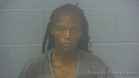 Mugshot of Charity Latrice Macklin booked in Greene County, Missouri on August 22, 2026