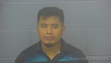 Mugshot of Carlos Gumercindo Pop Morente booked in Greene County, Missouri on October 15, 2026