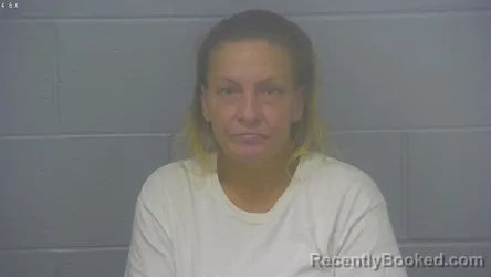 Mugshot of Christina Marie Peterson booked in Greene County, Missouri on October 8, 2026