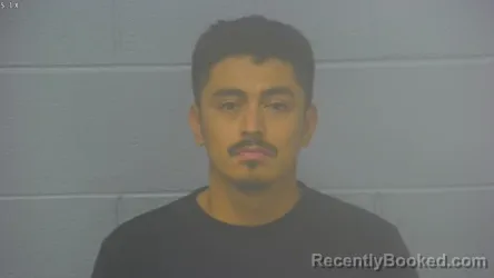 Mugshot of Carlos Valdez Vazquez booked in Greene County, Missouri on July 31, 2026