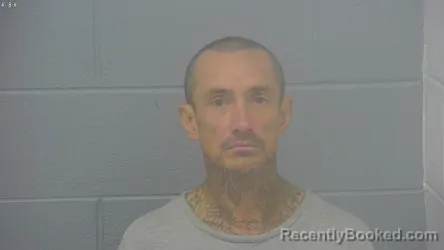 Mugshot of Daniel Lee Harris booked in Greene County, Missouri on August 20, 2026
