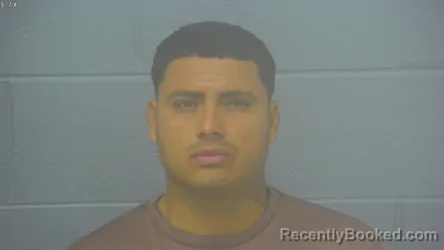 Mugshot of DAVID ALONSO PARADA-CANA booked in Greene County, Missouri on March 23, 2026