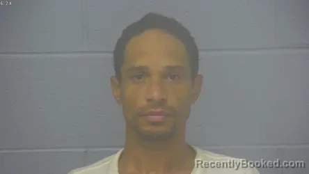 Mugshot of Daren Laroy Rucker booked in Greene County, Missouri on August 20, 2026