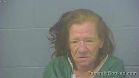 Mugshot of DONNA MARIE RUSSELL booked in Greene County, Missouri on March 27, 2026