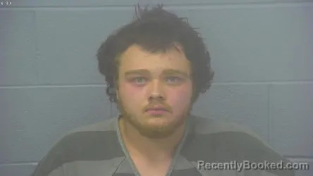 Mugshot of Dustin Andrew Simpson booked in Greene County, Missouri on August 23, 2026